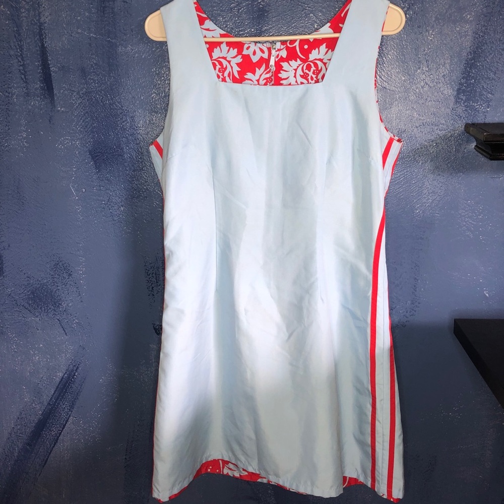 Reversible Red/Blue Dress - Picture 3 of 4